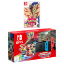 Nintendo Switch (Neon Blue/Neon Red) Pokémon Shield Pack