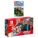 Nintendo Switch (Neon Blue/Neon Red) Minecraft Pack