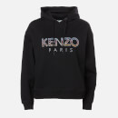 KENZO Women's Boxy Hoody Sequins - Black