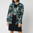 KENZO Women's Lightweight Drawstring Parka - Black