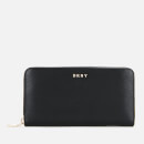 DKNY Women's Bryant Large Zip Around Purse - Black