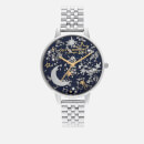 Olivia Burton Women's Celestial Sunray Bracelet Watch - Navy/Silver