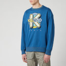 KENZO Men's Wetsuit Oversize Sweatshirt - Duck Blue