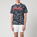 KENZO Men's All Over Printed Mermaid T-Shirt - Midnight Blue