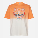 KENZO Men's Dip Dye Tiger Oversize T-Shirt - Deep Orange