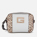 Guess Women's Kamryn Cross Body Top Zip Bag - Leopard Multi