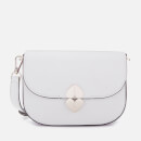 Kate Spade New York Women's Lula Small Saddle Bag - Optic White