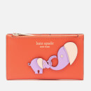 Kate Spade New York Women's Applique Tiny Small Wallet - Tamarillo Multi