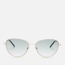 DKNY Women's Butterfly Metal Frame Sunglasses - Green