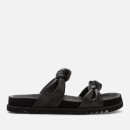 Whistles Women's Amira Soft Knotted Double Strap Sandals - Black