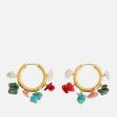 Anni Lu Women's Carine Hoop Earrings - Multi