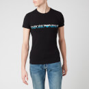 Emporio Armani Men's Megalogo T-Shirt - Black