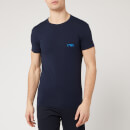 Emporio Armani Men's 2 Pack Crew Neck T-Shirt - Marine/Overseas