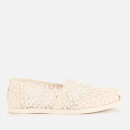 TOMS Women's Floral Lace Alpargata Espadrilles - Natural