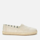 TOMS Women's Pearlised Metallic Alpargata Espadrilles - Natural