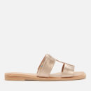 TOMS Women's Rose Gold Metallic Seacliff Sandal - Pink