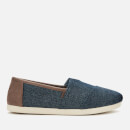 TOMS Men's Dark Denim with Trim Alpargata Espadrilles - Blue