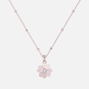 Ted Baker Women's Hamlyi: Heart Flower Pendant - Rose Gold/Crystal