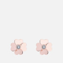 Ted Baker Women's Hamzi: Heart Flower Stud Earring - Rose Gold/Crystal