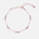 Ted Baker Women's Neleaha: Nano Heart Charm Bracelet - Rose Gold/Crystal
