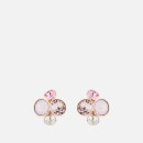 Ted Baker Women's Lynda: Jewel Cluster Stud Earring - Rose Gold/Pink Multi