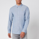 Tommy Jeans Men's Stretch Oxford Shirt - Black Iris