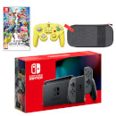 Nintendo Switch (Grey) Super Smash Bros. Ultimate Pack
