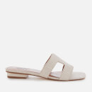 Dune Women's Loupe Canvas Mule Sandals - Natural
