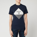 Barbour Beacon Men's Diamond T-Shirt - Navy