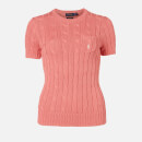 Polo Ralph Lauren Women's Short Sleeve Knit Top - Cottage Rose