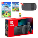 Nintendo Switch (Grey) The Legend of Zelda: Link's Awakening Pack