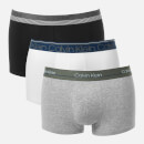 Calvin Klein Men's 3 Pack Trunks - White/Black/Grey Heather
