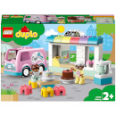 LEGO DUPLO Town: Bakery and Cafe Van Toy For Toddlers (10928)