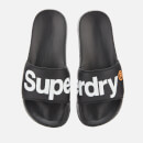 Superdry Men's Classic Pool Slide Sandals - Black