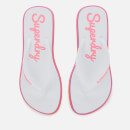 Superdry Women's Neon Rainbow Sleek Flip Flops - Optic