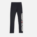 Tommy Kids Girls' Essential Logo Leggings - Twilight Navy