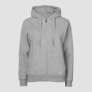 MP Women's Essentials Hettegenser med glidelås – Gråmelert - XS