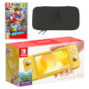 Nintendo Switch Lite (Yellow) Super Mario Odyssey Pack
