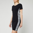 Armani Exchange Women's Short Sleeve Casual Dress - Black
