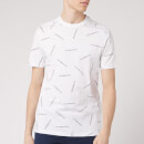 Emporio Armani Men's All Over Logo T-Shirt - Black