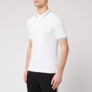 Emporio Armani Men's Tipped Polo Shirt - White