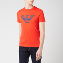 Emporio Armani Men's Large Eagle T-Shirt - Red