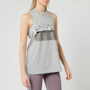 adidas by Stella McCartney Women's Graphic Tank Top - Mid Grey/White