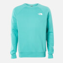 The North Face Men's Raglan Redbox Crew Neck Sweatshirt - Lagoon