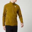 The North Face Men's 100 Glacier Full Zip Fleece Jumper - Fir Green