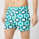 Frescobol Carioca Men's Large Ipanema Sports Swim Shorts - Khaki/Pistachio