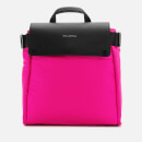 Karl Lagerfeld Women's K/Ikon Nylon Backpack - Fuchsia/Black