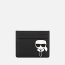 Karl Lagerfeld Women's K/Ikonik Classic Card Holder - Black
