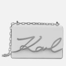 Karl Lagerfeld Women's K/Signature Small Shoulder Bag - White