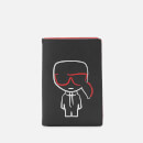 Karl Lagerfeld Women's K/Ikonik Outline Passport Holder - Black